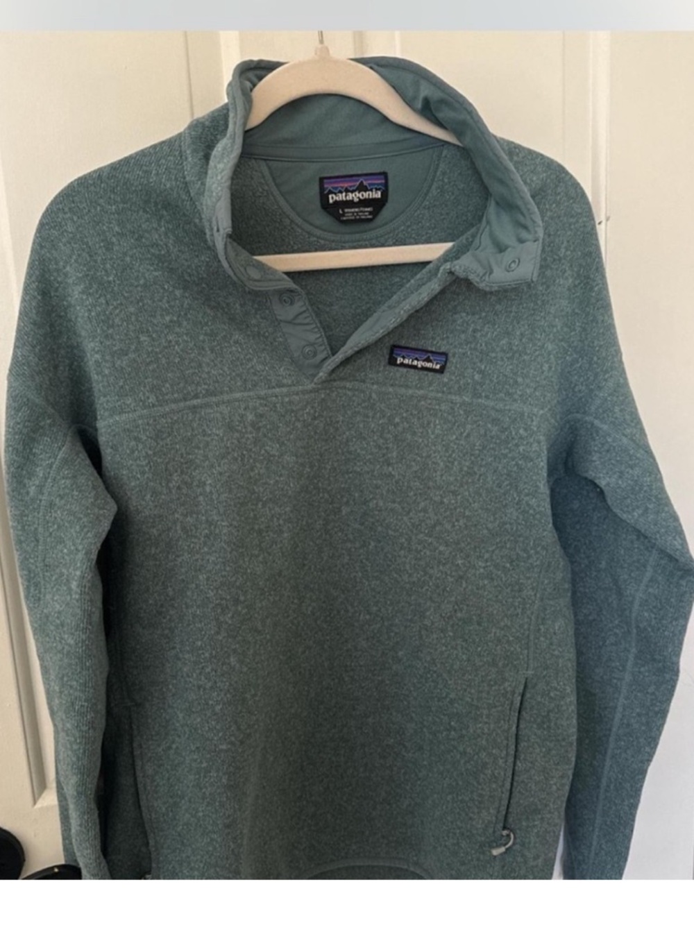 Patagonia Women's Teal Crewneck Sweater